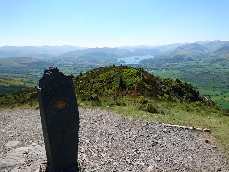 Trig Point Looking out toward Derwent Water