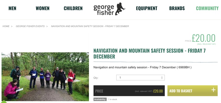Navigation and Mountain Safety, George Fisher December 2018