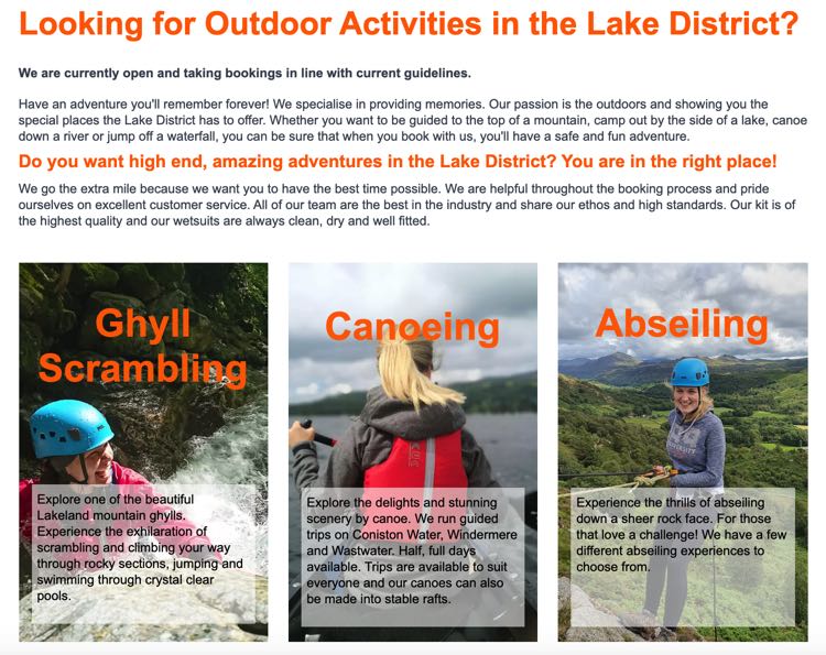 Outdoor Activities with Path to Adventure