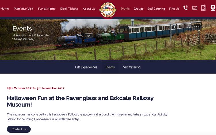 Ravenglass & Eskdale Railway October 2021