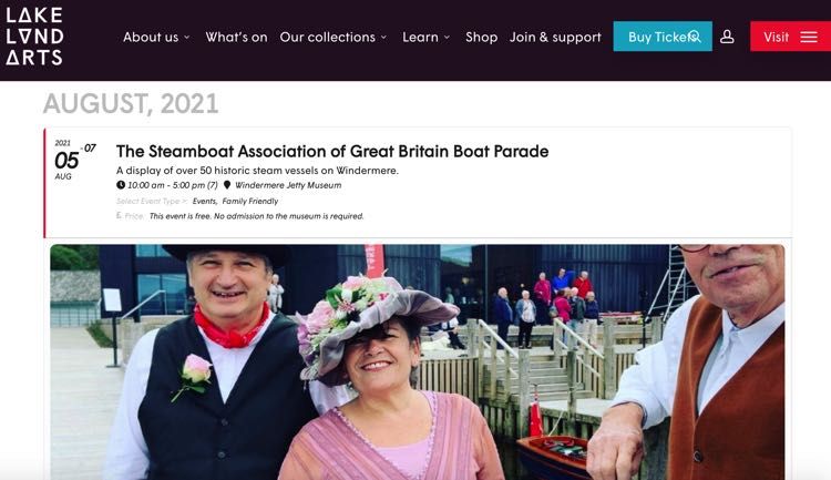 The Steamboat Association of Great Britain Boat Parade