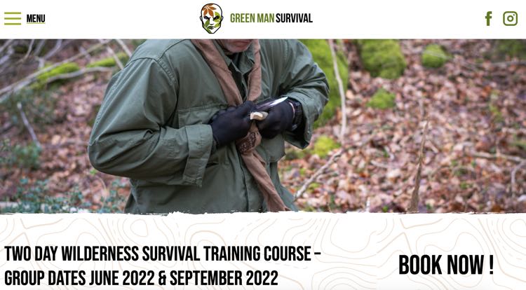 Green Man Survival June Training Course