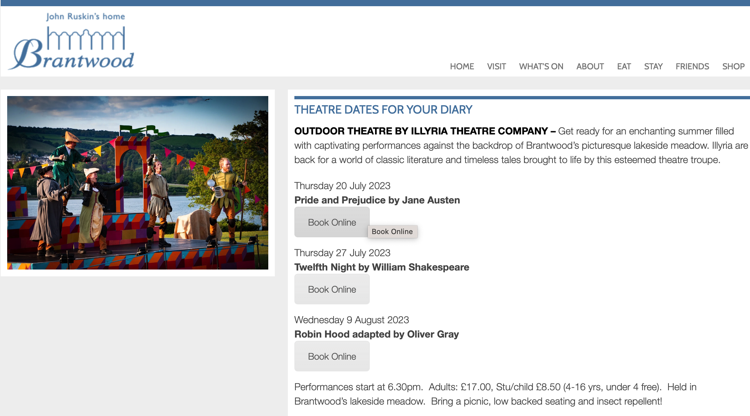 Outdoor Theatre at Brantwood