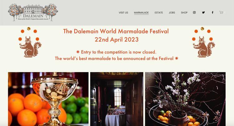 The Dalemain World Marmalade Festival