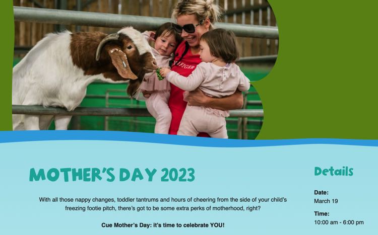 Mother’s Day at Walby Farm Park