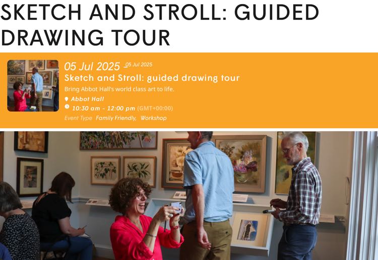 Sketch and Stroll: Guided Drawing Tour