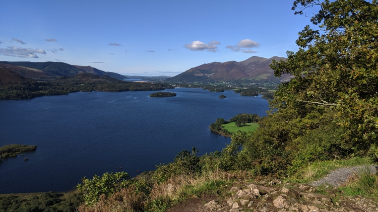Derwent Water as seen from Surprise View