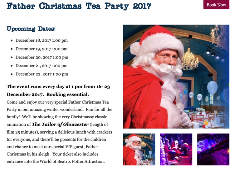 Father Christmas Tea Party