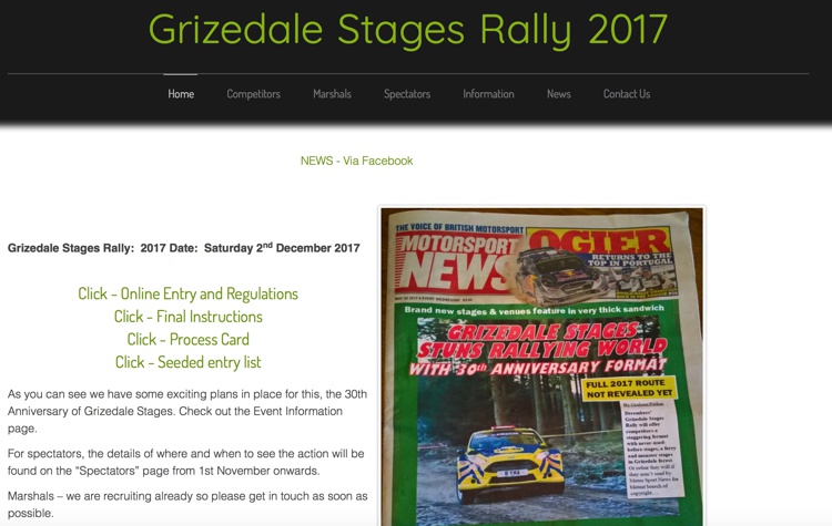 Grizedale Stages Rally