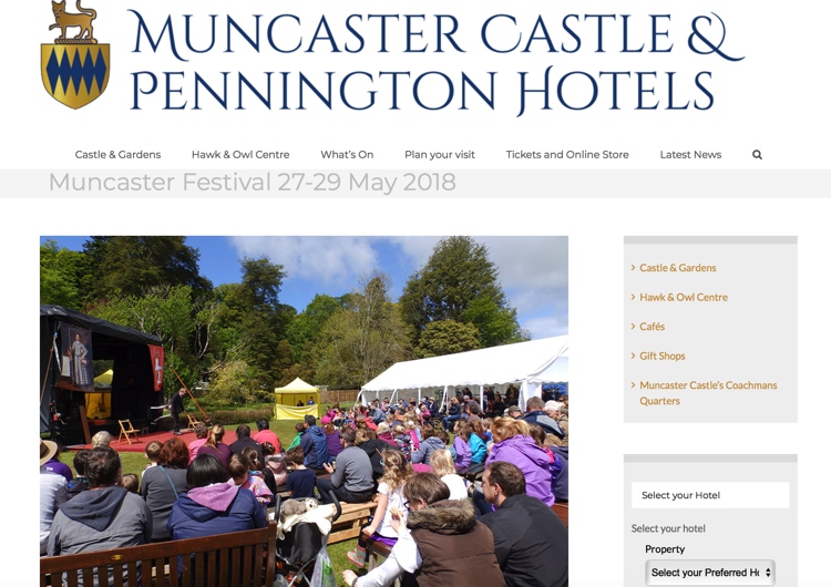 Muncaster Castle Festival May 2018