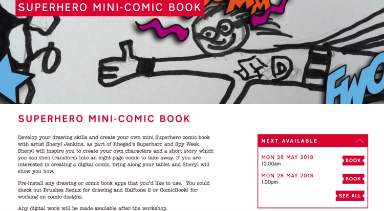 Superhero & Spy Week at Rheged May 2018