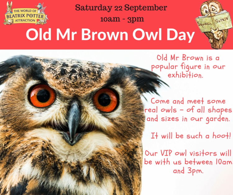 November 2018 Old Brown Owl Day at the World Of Beatrix Potter