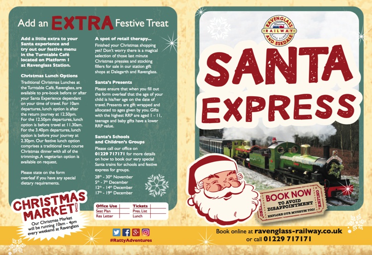 November 2018 Santa Express & Christmas Market, Ravenglass & Eskdale Railway