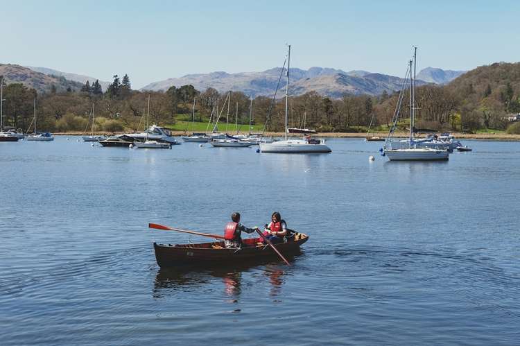 Row Boats in Lake Windermere