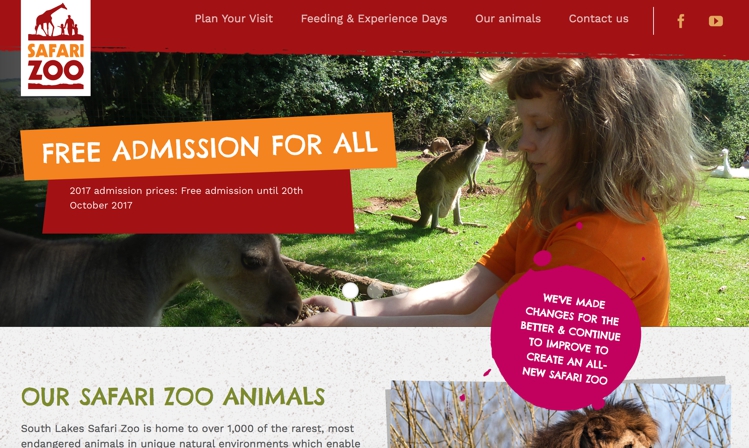 South Lakes Safari Zoo