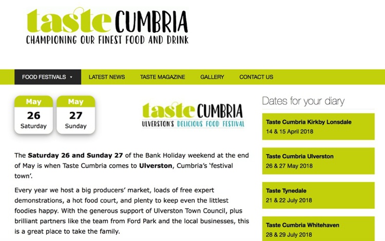 Taste Cumbria, Ulverston 2018