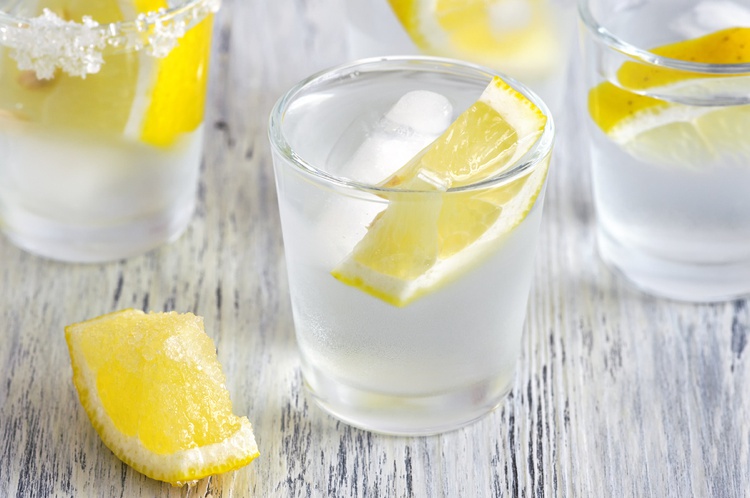Vodka with Lemon