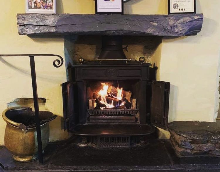 The Watermill Inn & Brewery (Ings) fireplace