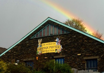 Rainbow outside of World of Beatrix Potter