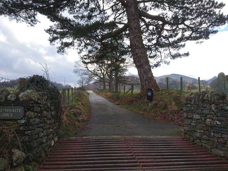 The Entrance to Braithwaite Lodge
