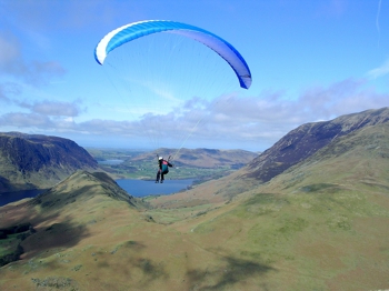 Paragliding in the Lake District